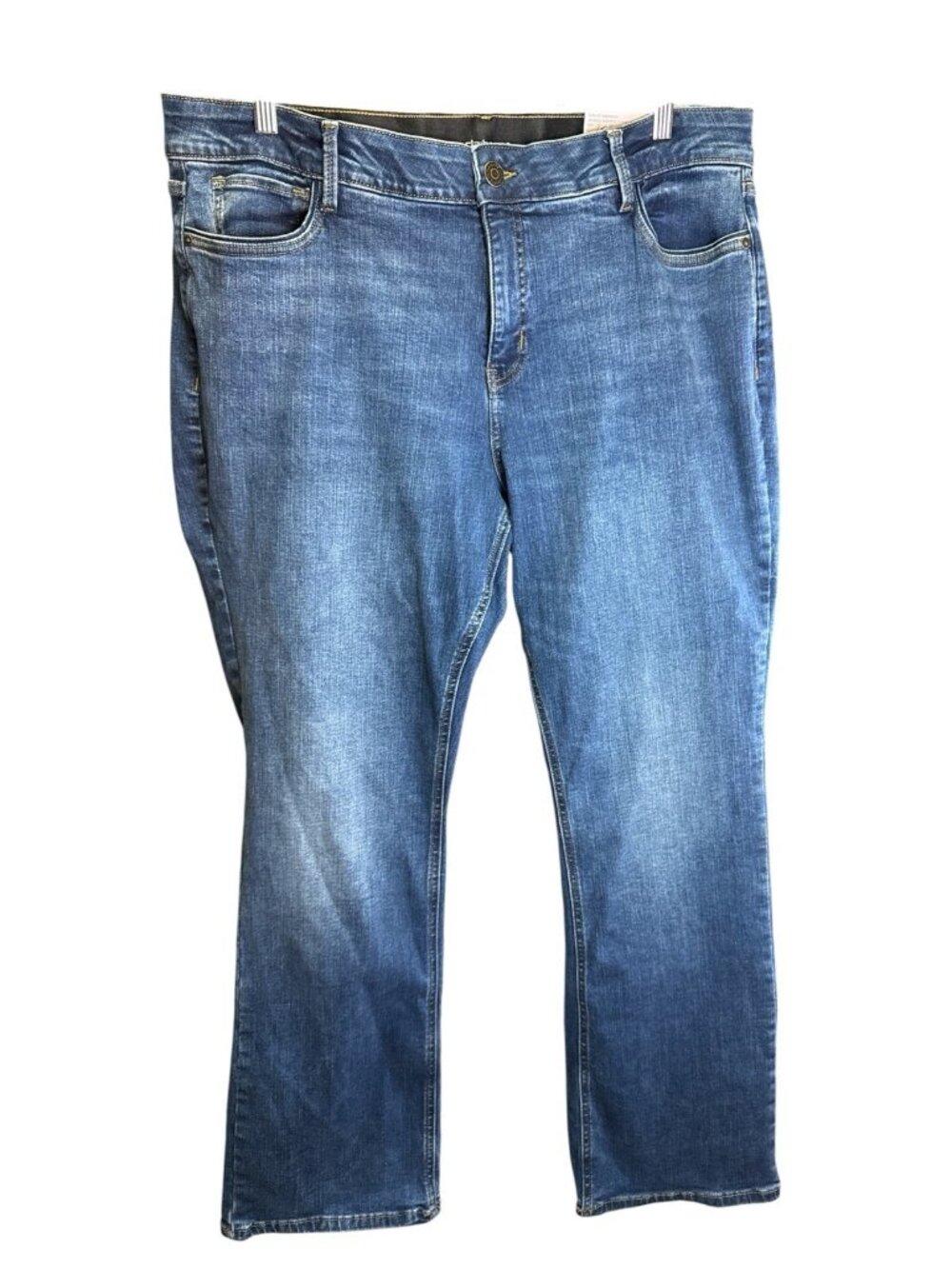 Liz Claiborne Jeans Womens 18 Blue Sara Bootcut Mid Rise Stretch Denim NWT